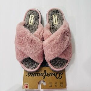 DEARFORMS Pale Mauve Comfy House Shoes Size XL 11/12